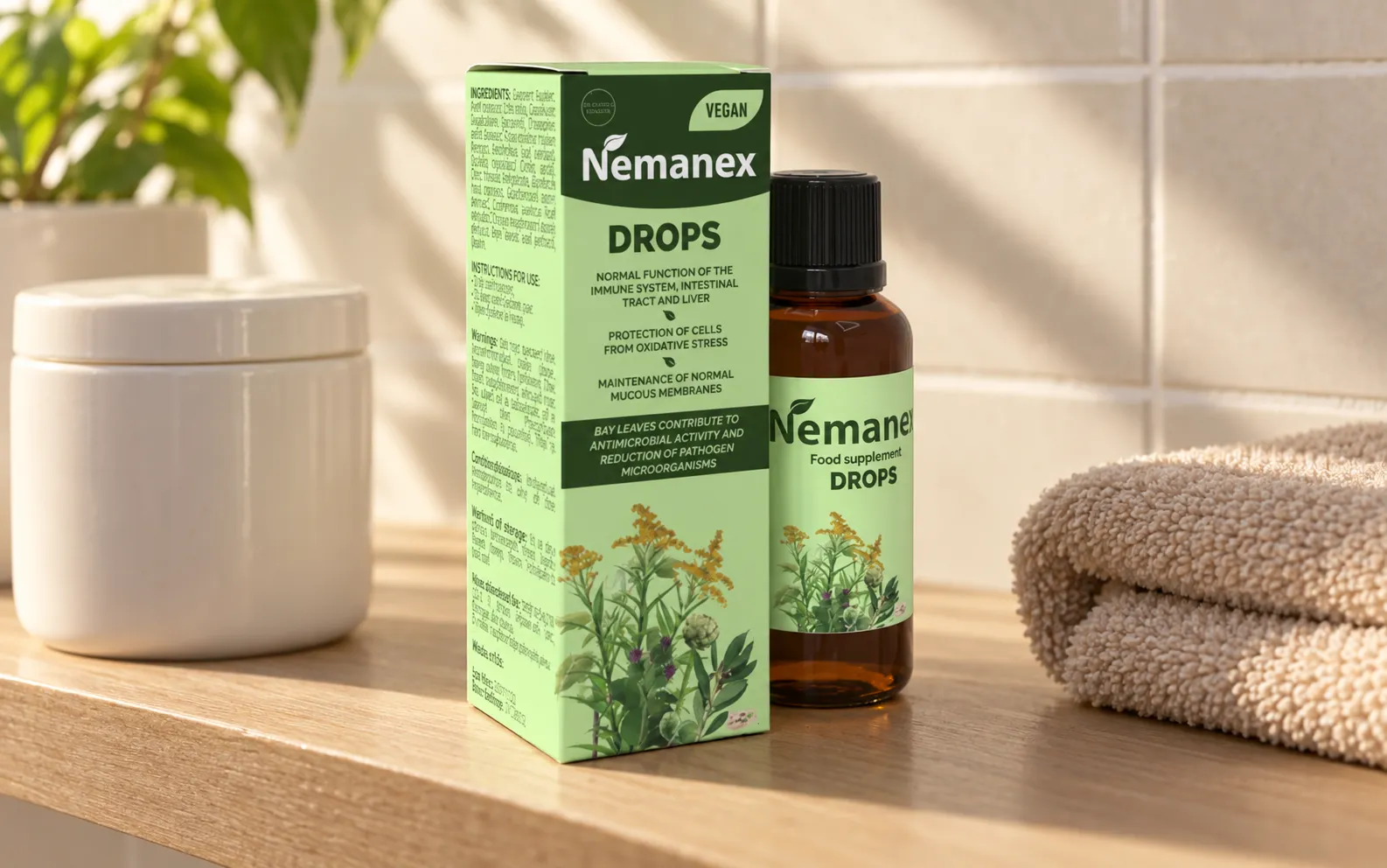 Nemanex Cystitis — le produit au quotidien
