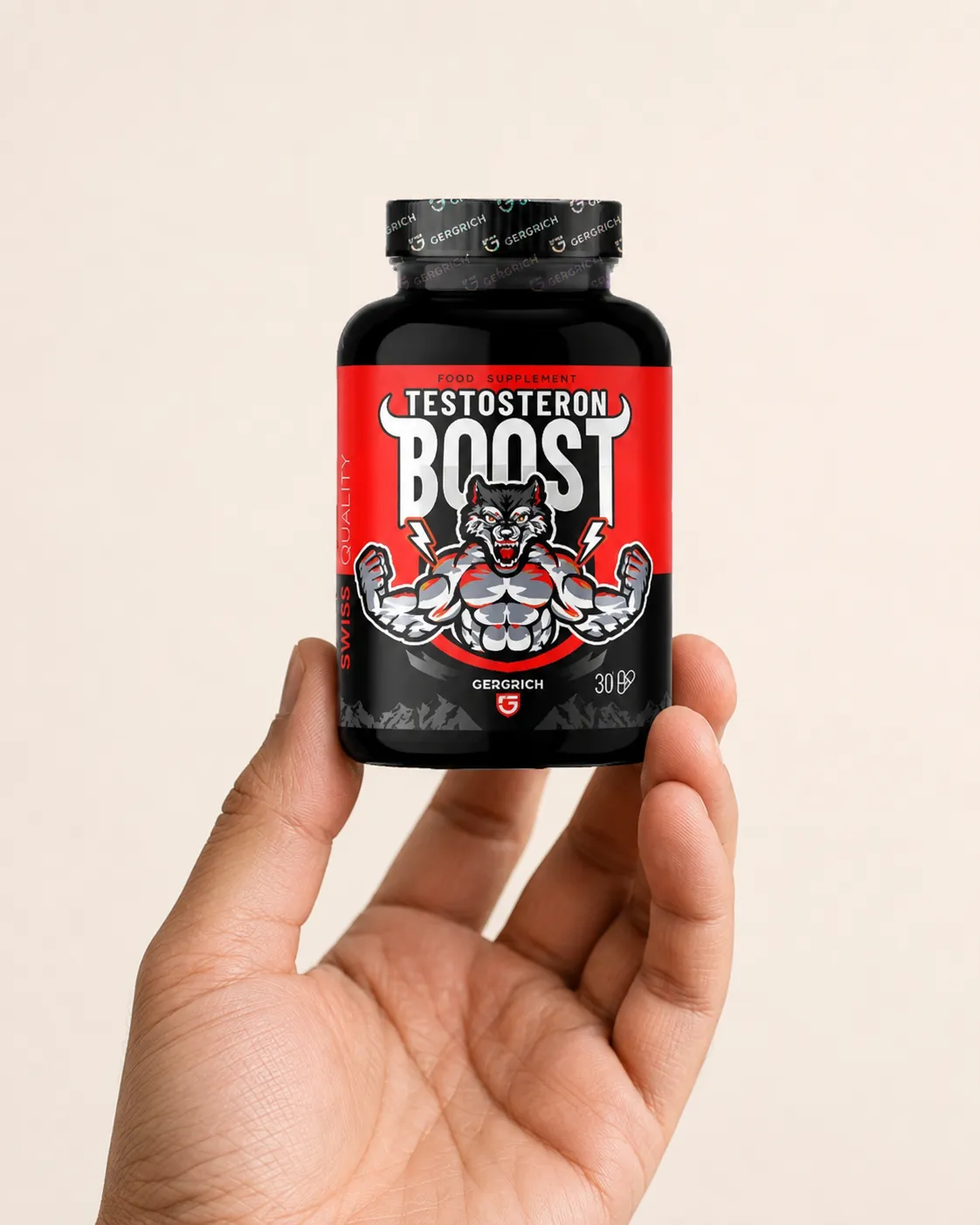 Testosteron Boost — le produit en main
