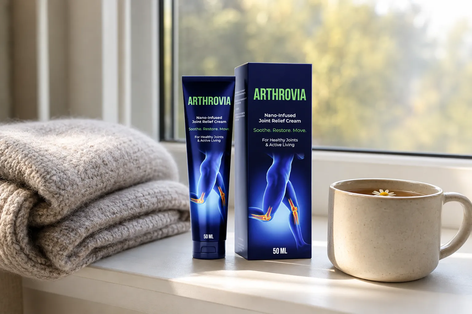 Arthrovia — le produit au quotidien