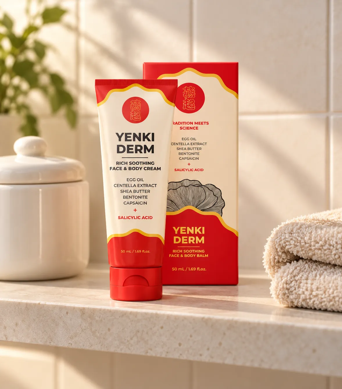 Yenki Derm — le produit au quotidien