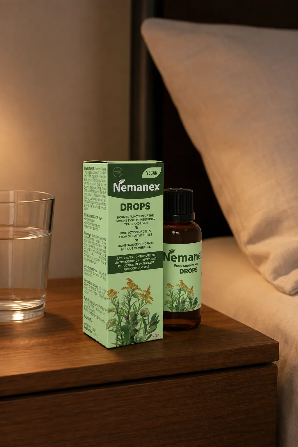 Nemanex — le produit au quotidien