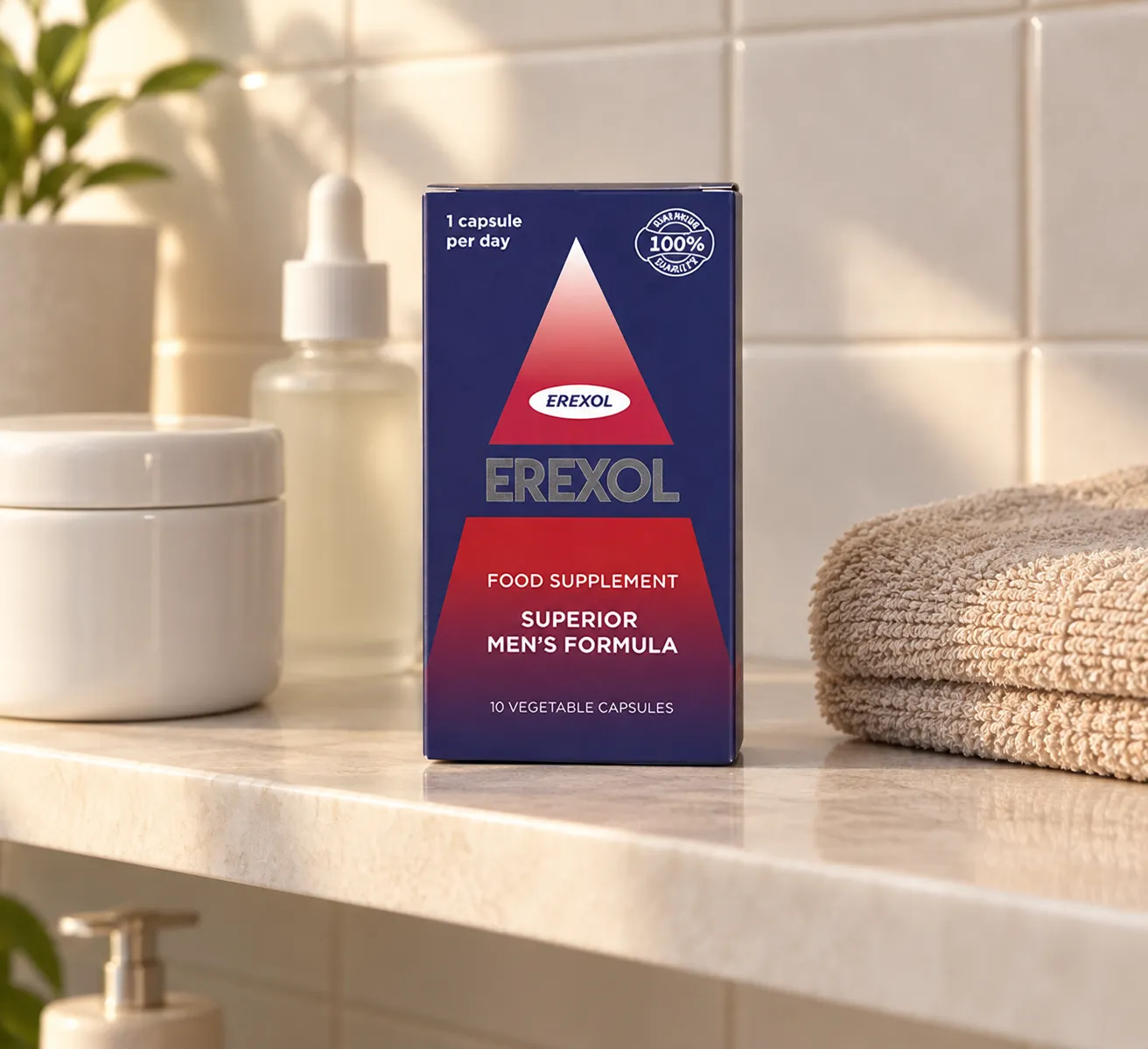Erexol — le produit au quotidien