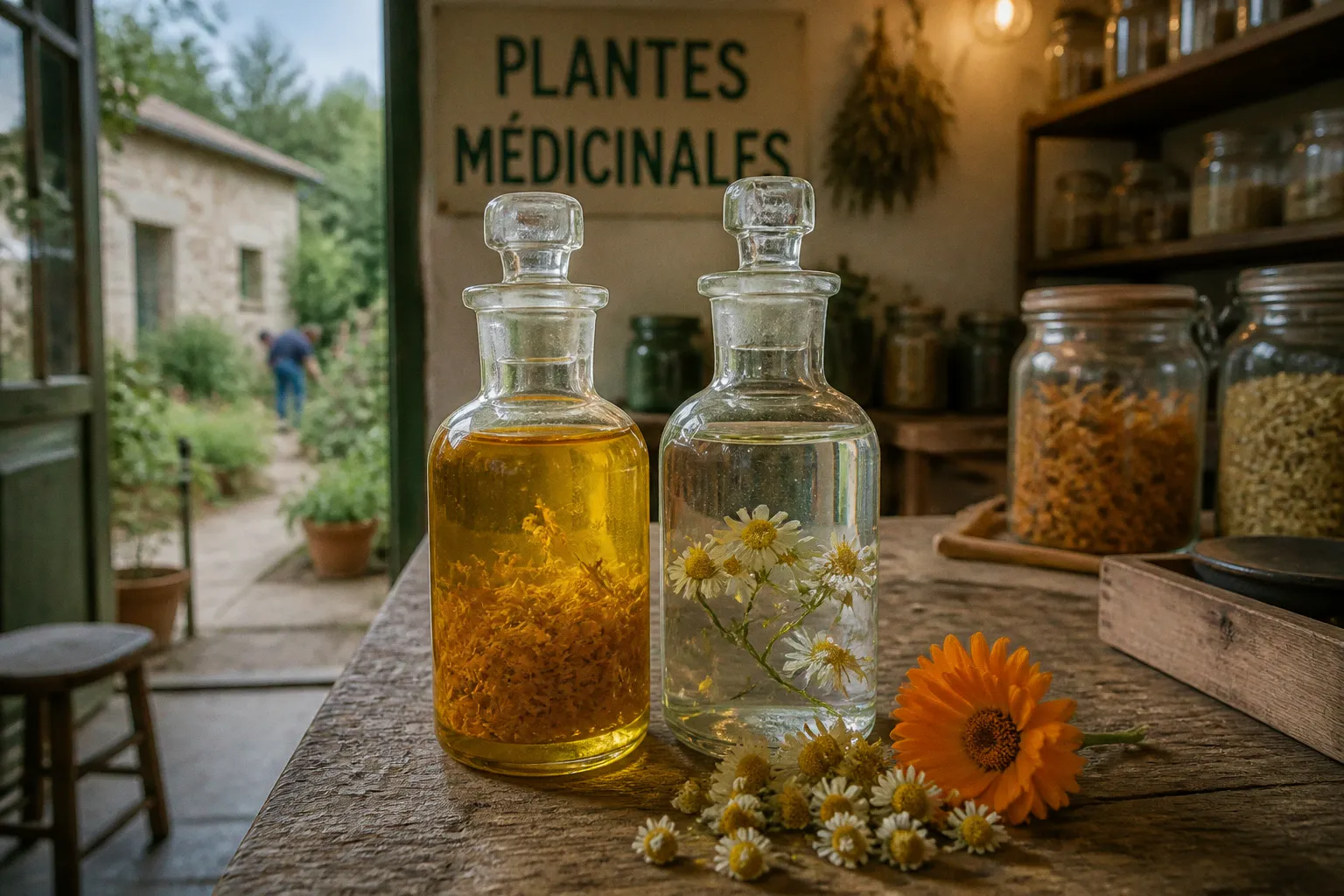 Peau sensible : hydrolat de camomille ou macérat de calendula ?