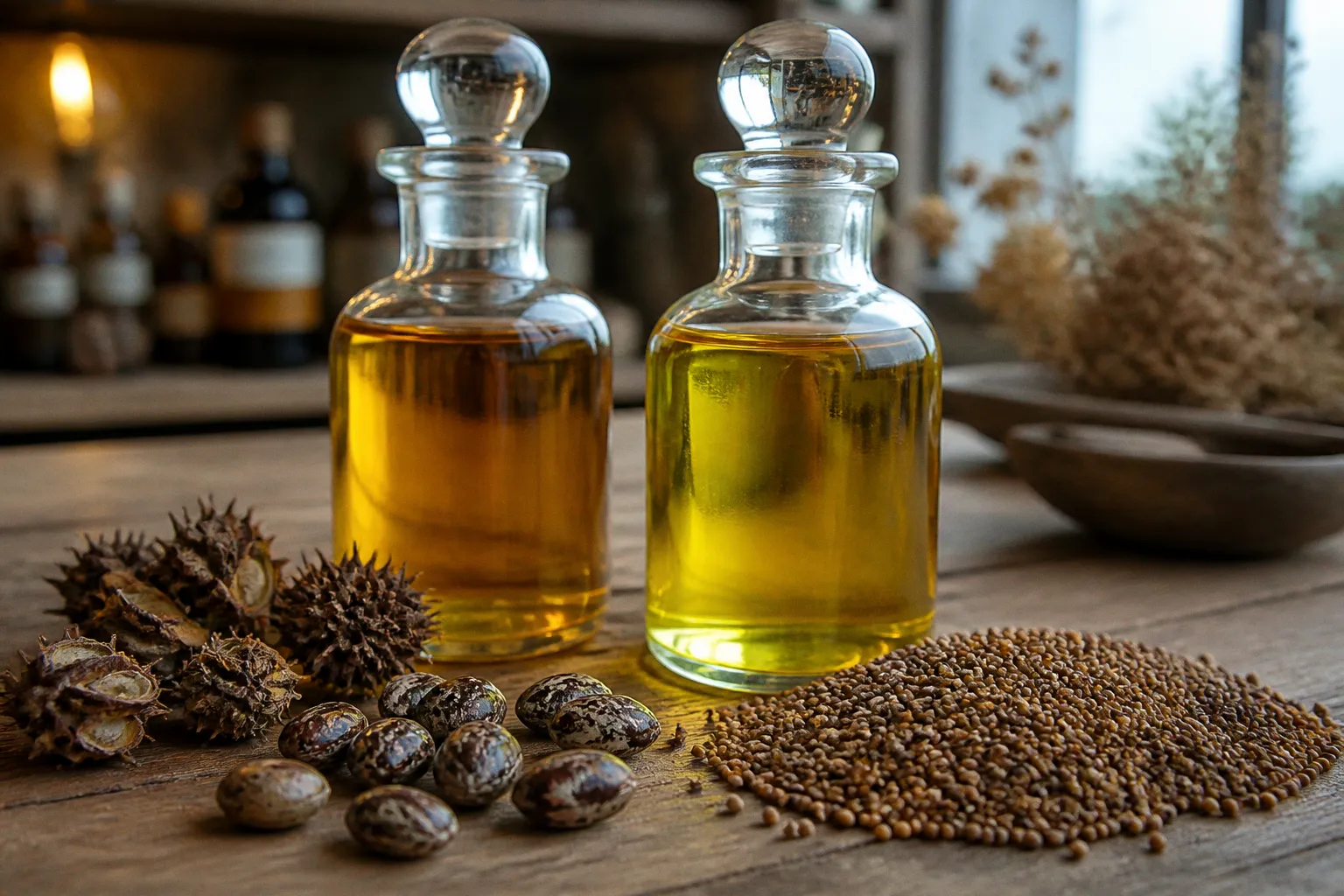 Ricin ou moutarde : quelle huile pour la pousse des cheveux ?